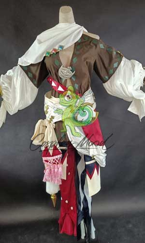 Costume-cosplay-personalizzato-donna-con-logo